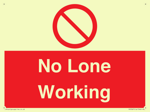 No Lone Working